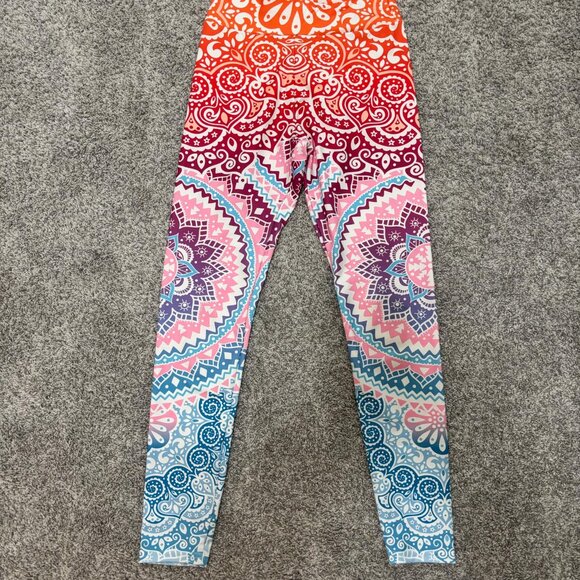 Women's Brand New WOT Colorful Mandela Leggings Size S - Picture 2 of 7